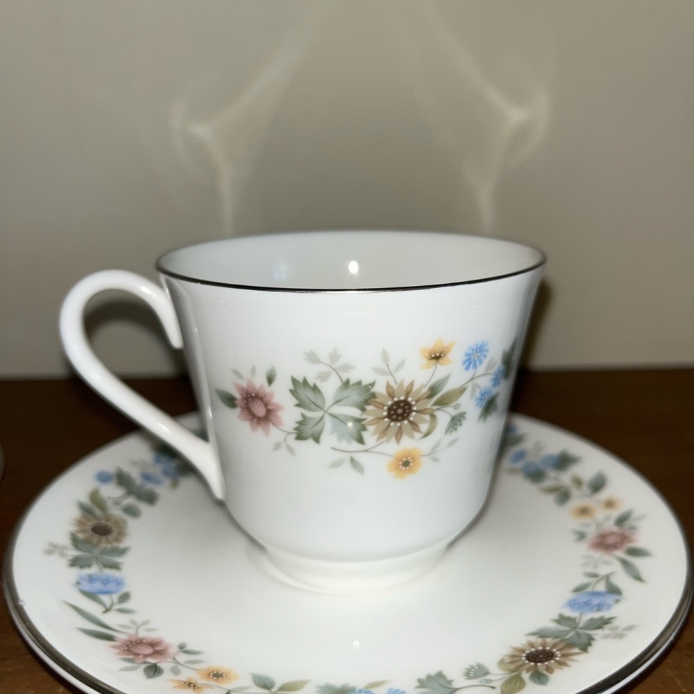 Royal Doulton Pastorale Set of Three Teacup Tea Saucer Fine China